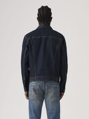 Levi's® Dark Blue Trucker Jacket - Image 2 of 5