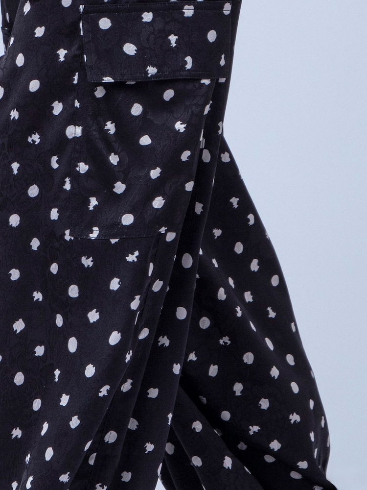 Religion Black Ash Cuffed Balloon Trousers - Image 8 of 8 Religion Black Ash Cuffed Balloon Trousers - Image 8 of 8