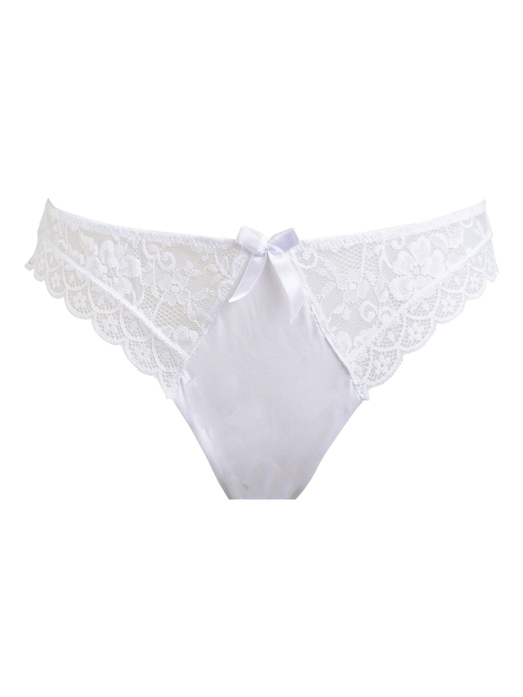 Pour Moi White Brazilian Rebel Brazilian Knicker - Image 2 of 3