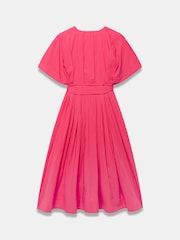 Mint Velvet Pink Cotton Midi Dress - Image 8 of 8