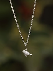 Carrie Elizabeth Silver Tone Robin Charm - Image 2 of 4