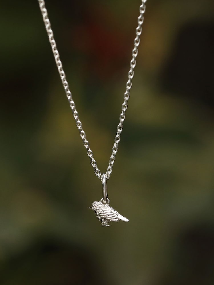 Carrie Elizabeth Silver Tone Robin Charm - Image 2 of 4