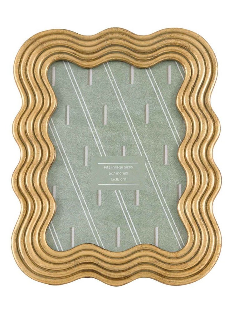 Gallery Home Gold Wavy Photo Frame - Image 5 of 5 Gallery Home Gold Wavy Photo Frame - Image 5 of 5