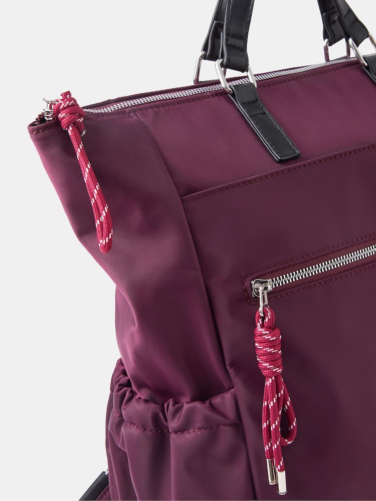 Accessorize Olivia Top Handle Nylon Laptop Backpack - Bild 2 von 4