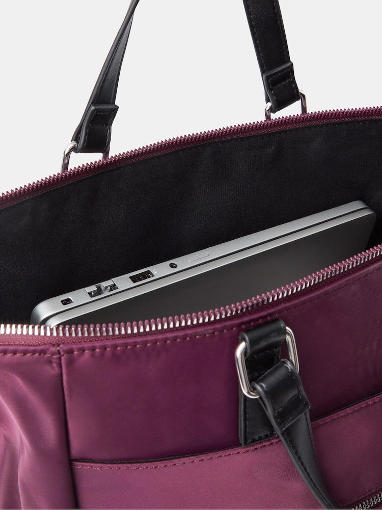 Accessorize Olivia Top Handle Nylon Laptop Backpack - Bild 4 von 4