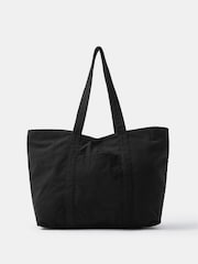 Accessorize Black Corduroy Shopper Bag - Image 2 of 4
