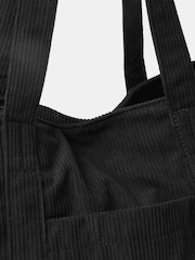 Accessorize Black Corduroy Shopper Bag - Image 3 of 4