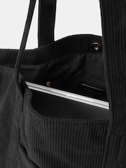 Accessorize Black Corduroy Shopper Bag - Image 4 of 4