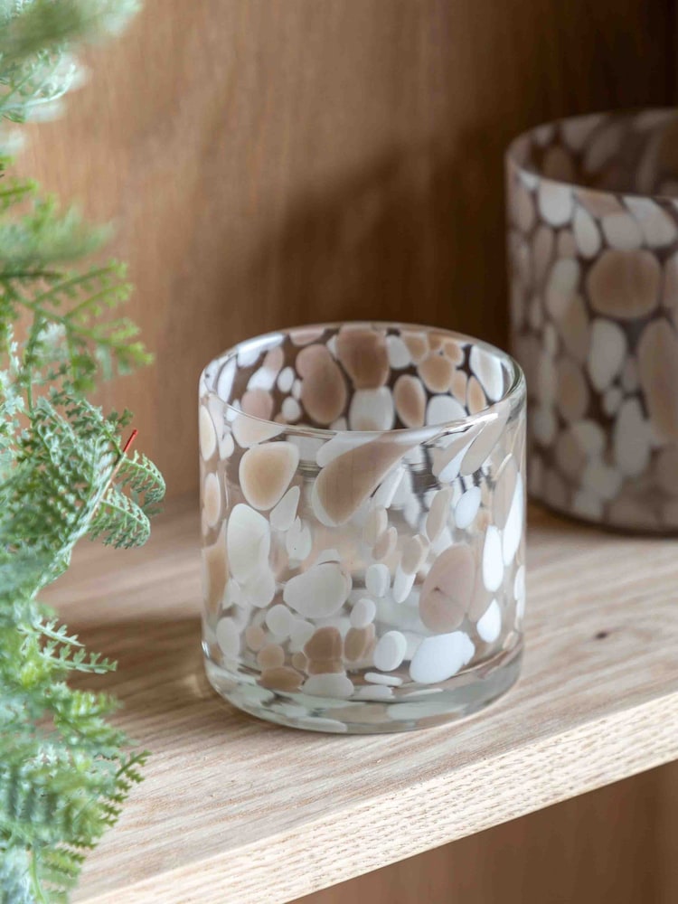 Gallery Home Taupe Tinted Small Confetti Holder - Image 1 of 4 Gallery Home Taupe Tinted Small Confetti Holder - Image 1 of 4