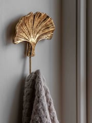 Gallery Home Gold Ginkgo Leaf Wall Hook - Image 1 of 5