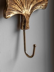 Gallery Home Gold Ginkgo Leaf Wall Hook - Image 3 of 5