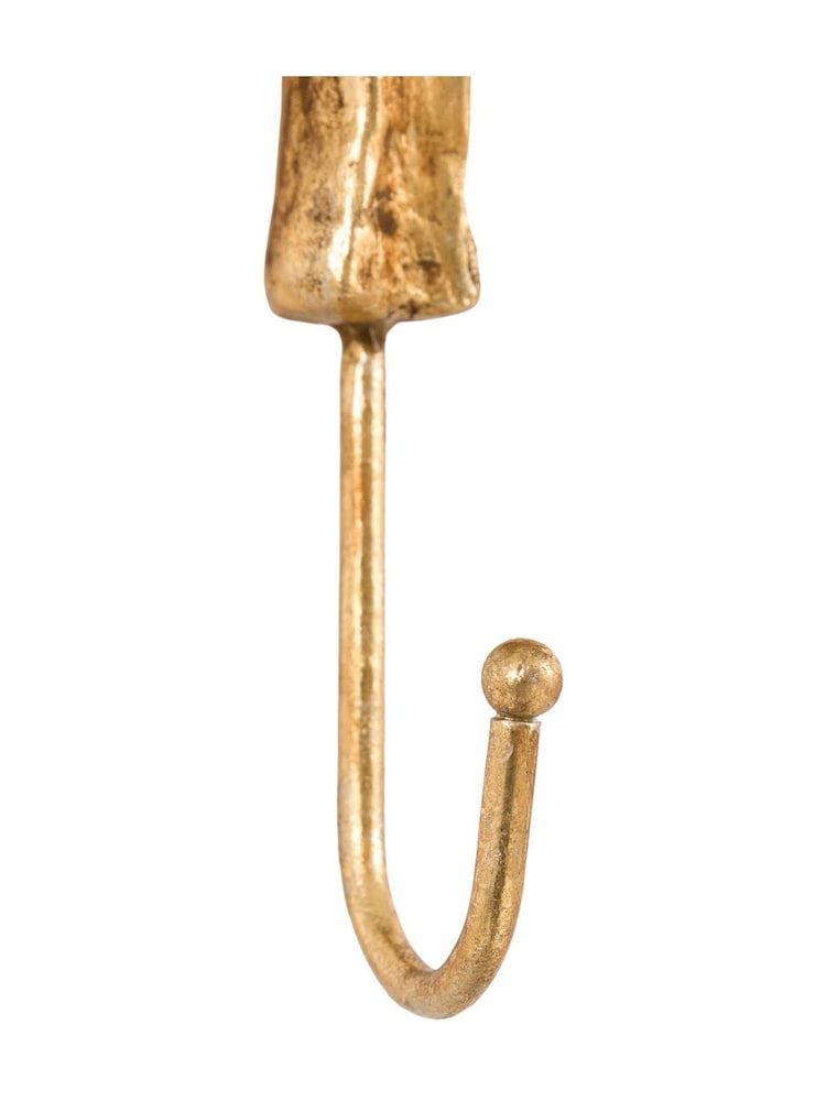 Gallery Home Gold Ginkgo Leaf Wall Hook - Image 5 of 5 Gallery Home Gold Ginkgo Leaf Wall Hook - Image 5 of 5