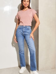 Lipsy Pink Round Neck T-Shirt - Image 4 of 4