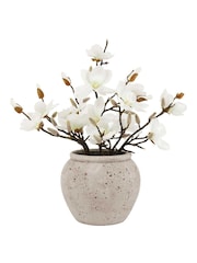 Gallery Home White Magnolia Vase Arrangement - Image 4 of 4