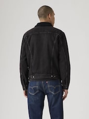 Levi's® Black Type Iii Sherpa Trucker Jacket - Image 2 of 5