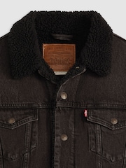 Levi's® Black Type Iii Sherpa Trucker Jacket - Image 5 of 5