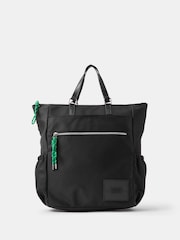 Accessorize Black Olivia Top Handle Nylon Laptop Backpack - Image 2 of 4