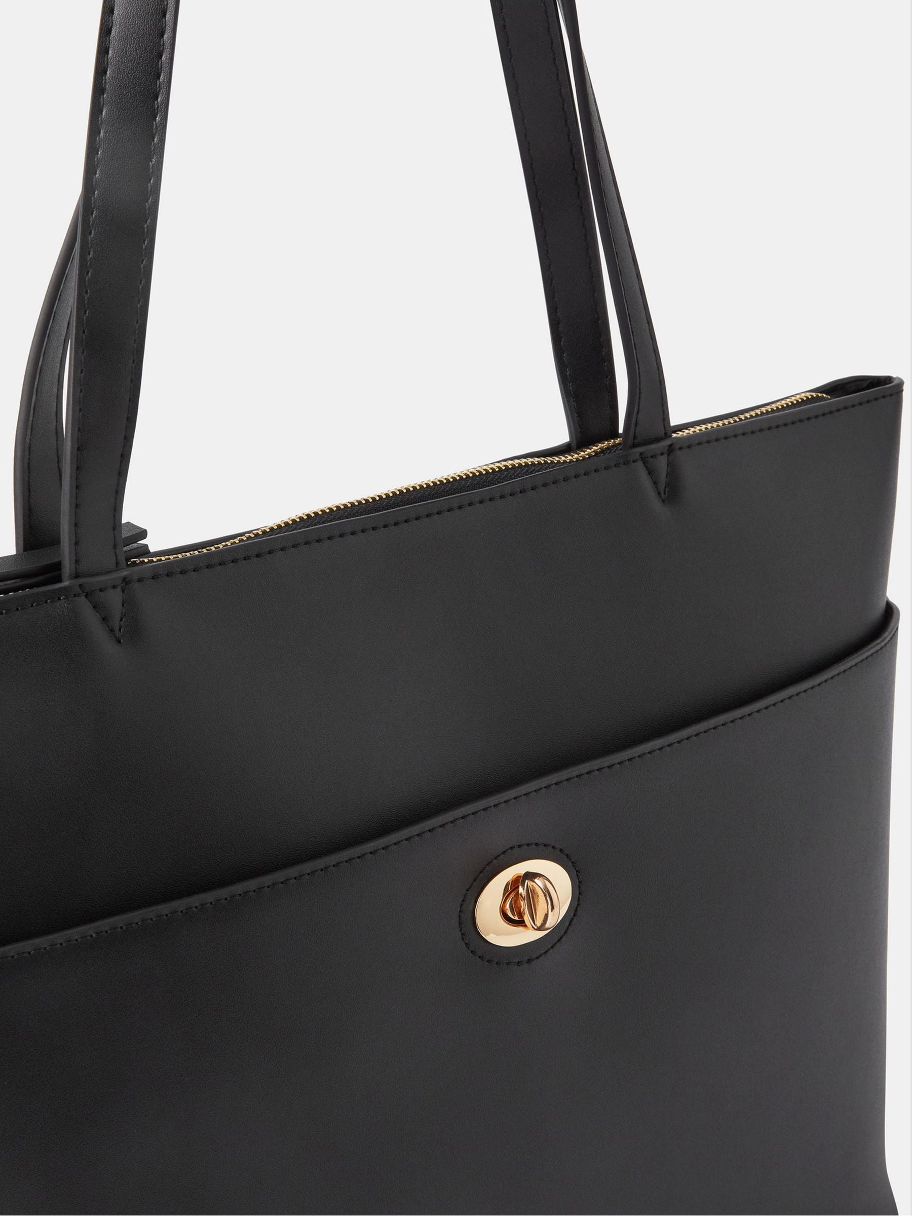 Buy Accessorize Black Twistlock Laptop Tote Bag from the Next UK