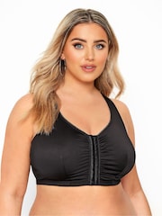 Yours Black Curve 2 Pack Front Fastening Bra - Image 2 of 9