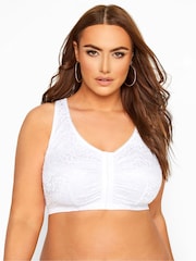 Yours Black Curve 2 Pack Front Fastening Bra - Image 4 of 9