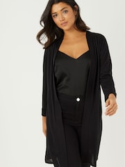 Lipsy Black Longline Cardigan - Image 1 of 4