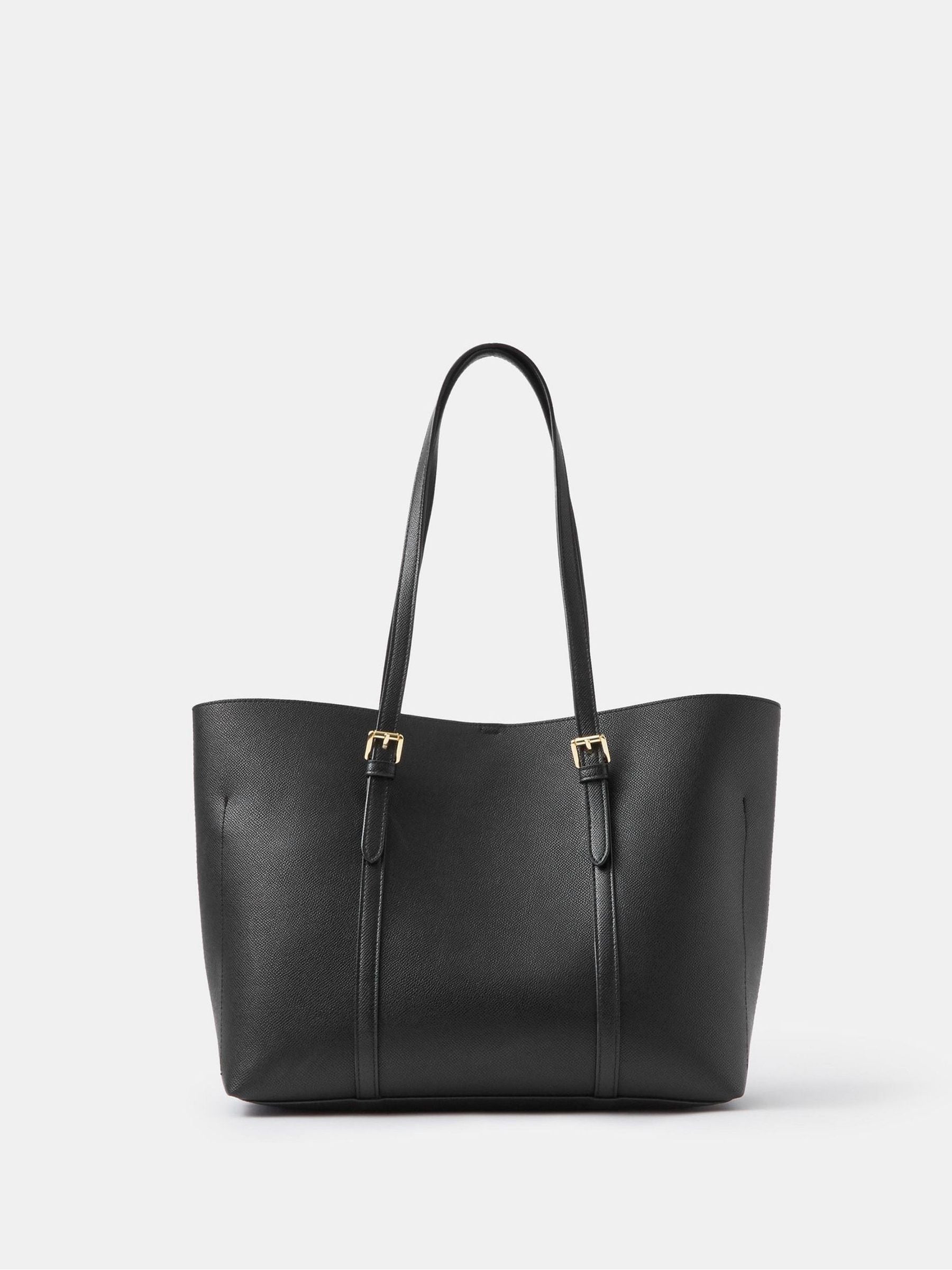 Buy Accessorize Black Buckle Strap Laptop Tote Bag from Next Canada