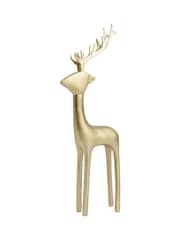 Decoris Gold Tone Christmas Reindeer Decoration - Image 3 of 3