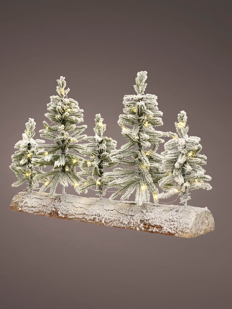 Everlands Green White Warm 30cm Pre-Lit Mini Christmas Tree Centerpiece - Image 2 of 3 Everlands Green White Warm 30cm Pre-Lit Mini Christmas Tree Centerpiece - Image 2 of 3