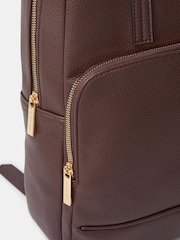 Accessorize Brown Lola Laptop Backpack - Image 3 of 4