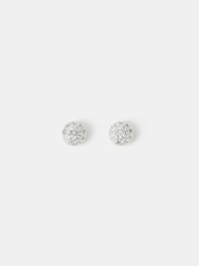 Accessorize 925 Sterling Silver Halo Stud Earrings - Image 2 of 2