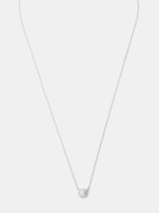 Accessorize 925 Sterling Silver Halo Stone Pendant Necklace - Image 1 of 1