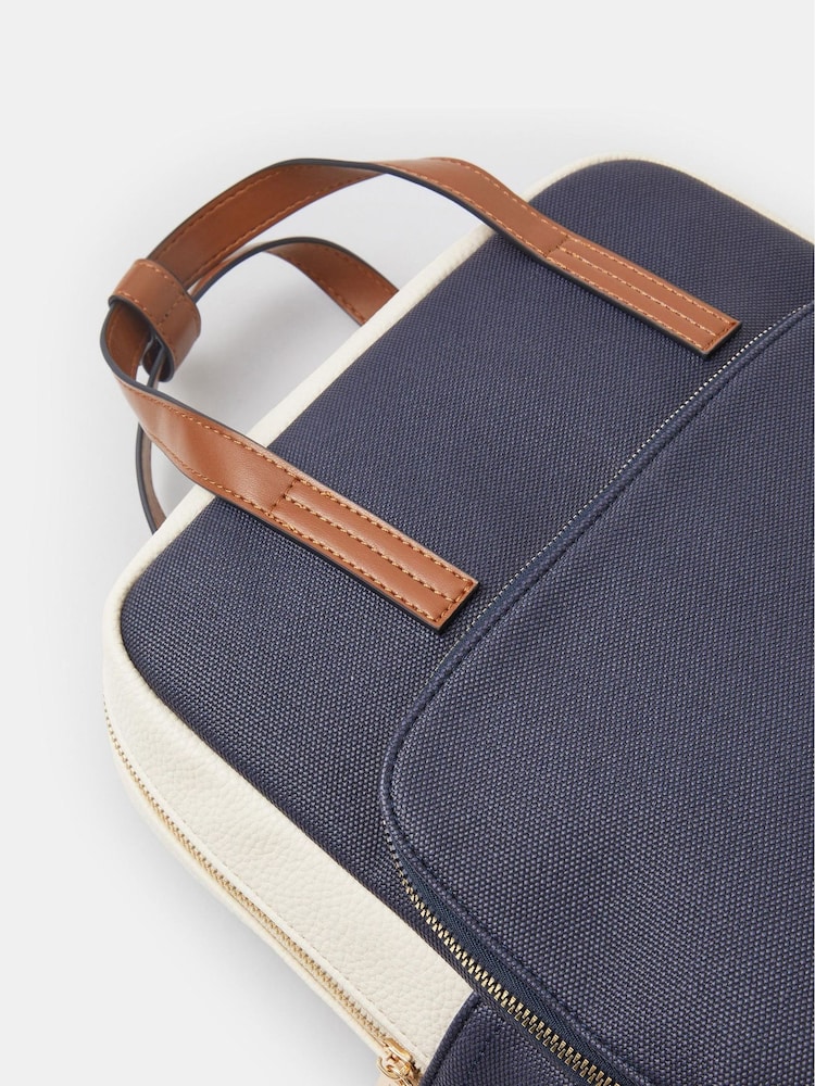 Accessorize Blue Lola Laptop Backpack - Image 2 of 4 Accessorize Blue Lola Laptop Backpack - Image 2 of 4
