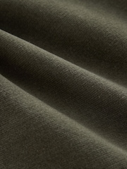 卡其绿色 - Corduroy Patch Pocket Bootcut Trousers - 图片7 / 7