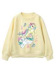 Rags & Rascals Yellow Hasbro My Little Pony Butterflies Sweatshirt - Image 1 of 3