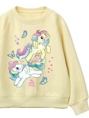 Rags & Rascals Yellow Hasbro My Little Pony Butterflies Sweatshirt - Image 2 of 3