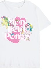Rags & Rascals White Hasbro My Little Pony Mon Petit T-Shirt - Image 2 of 3