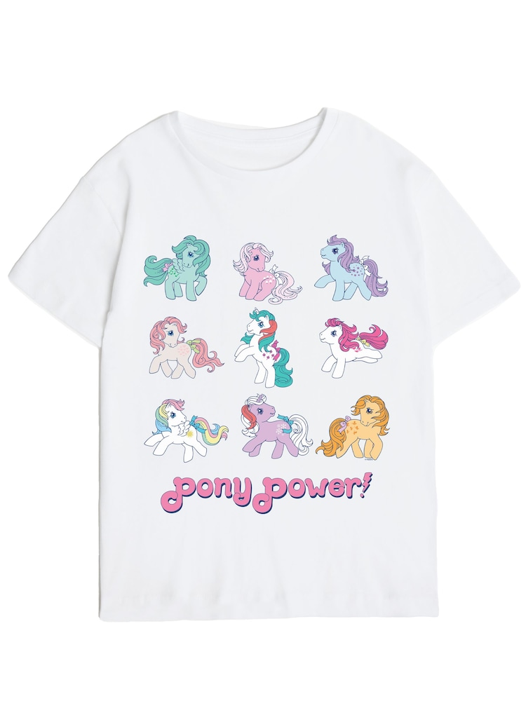 Rags & Rascals White Hasbro My Little Pony Power T-Shirt - Image 1 of 3 Rags & Rascals White Hasbro My Little Pony Power T-Shirt - Image 1 of 3