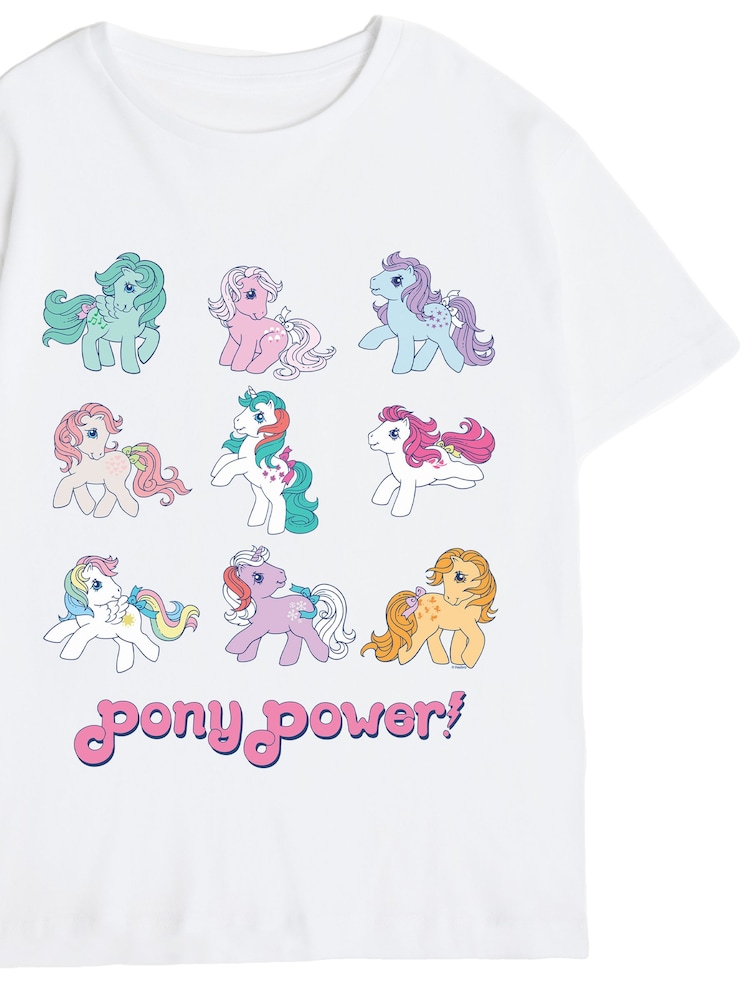 Rags & Rascals White Hasbro My Little Pony Power T-Shirt - Image 2 of 3 Rags & Rascals White Hasbro My Little Pony Power T-Shirt - Image 2 of 3