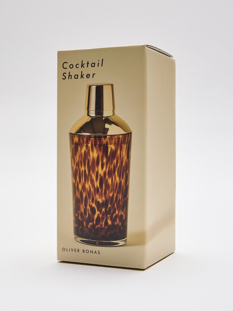Oliver Bonas Brown Glass Cocktail Shaker - Image 5 of 5 Oliver Bonas Brown Glass Cocktail Shaker - Image 5 of 5