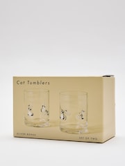 Oliver Bonas Set of 2 Glass Tumblers - Image 5 of 5