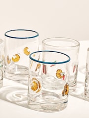 Oliver Bonas Set of 2 Glass Tumblers - Image 1 of 5