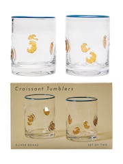 Oliver Bonas Set of 2 Glass Tumblers - Image 5 of 5