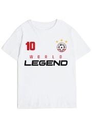 Rags & Rascals White World Legend T-Shirt - Image 3 of 4