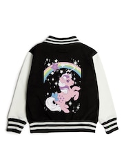 Rags & Rascals Black Hasbro My Little Pony Rainbow Varsity Jacket - Image 3 of 3