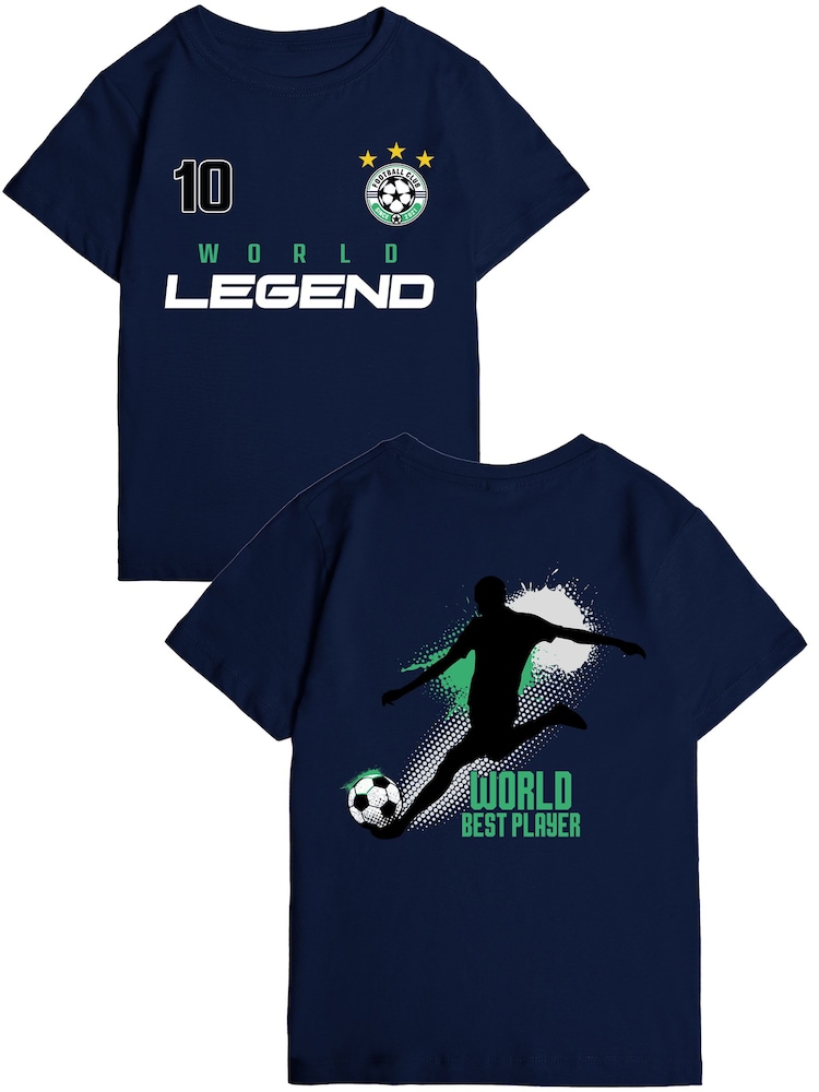 Rags & Rascals Blue World Legend T-Shirt - Image 1 of 4 Rags & Rascals Blue World Legend T-Shirt - Image 1 of 4