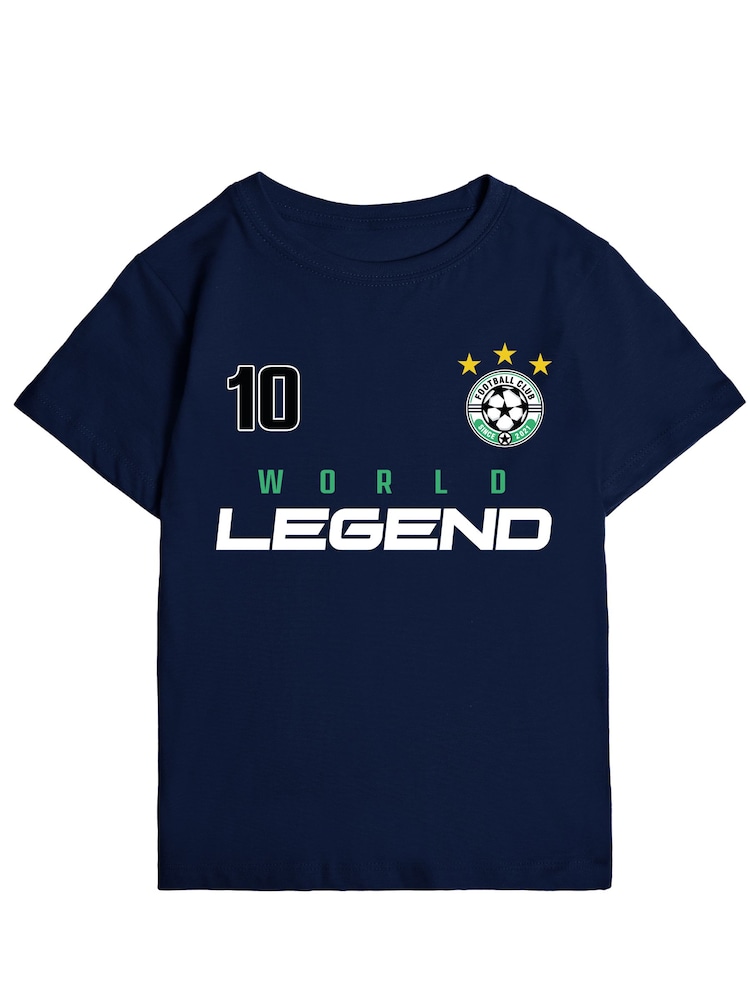 Rags & Rascals Blue World Legend T-Shirt - Image 2 of 4 Rags & Rascals Blue World Legend T-Shirt - Image 2 of 4