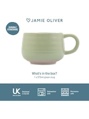 Jamie Oliver Set of 4 Green Big Love Cosy Cuppa Mugs - Image 4 of 5