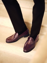 Russell & Bromley Oxblood Southgate Classic Saddle Loafers - Image 1 of 7