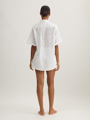 Polo Ralph Lauren Eyelet Short Sleeve Top & Short Set - صورة 2 من 4
