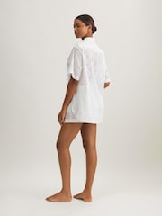 Polo Ralph Lauren Eyelet Short Sleeve Top & Short Set - صورة 3 من 4